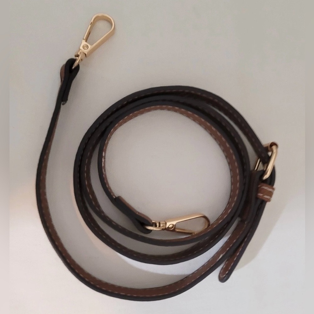 Darcy Marks London Satchel Crossbody Bag Brown Vegan Leather - Picture 8 of 16